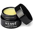 Henné Organics Luxury Lip Balm - Natural and Organic Moisturizer - 0.35 Ounce Jar