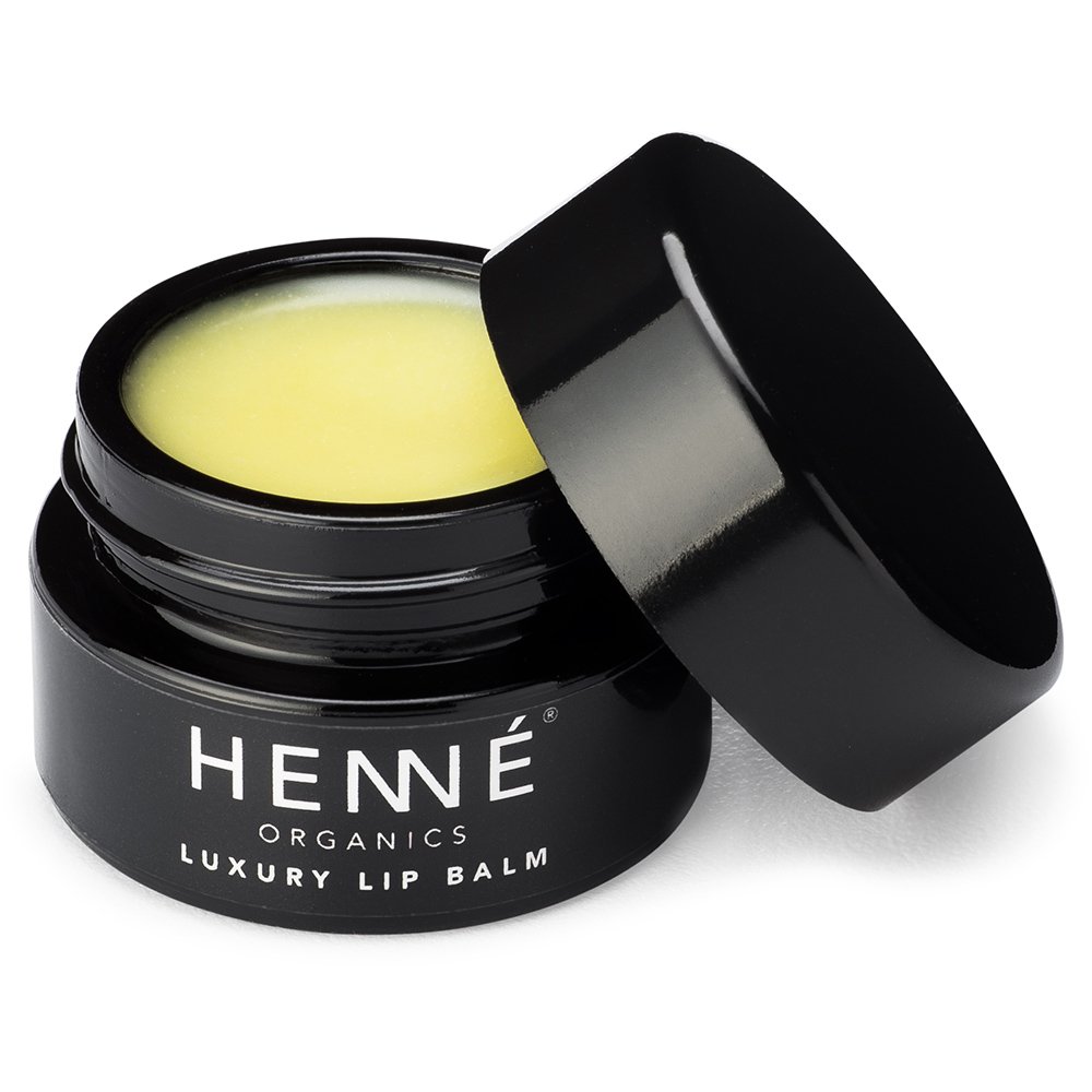 Henné Organics Luxe Lip Balm - Natural and Organic Moisturizer - Jar