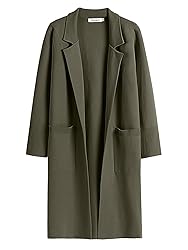 ANRABESS Long Sweater Cardigan Women Knit Open