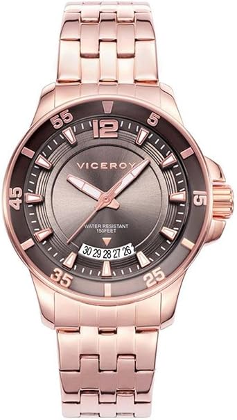 Viceroy Reloj Analogico para Mujer de Cuarzo con Correa en Acero Inoxidable 42252-45