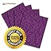 MiPremium Purple Glitter Heat Transfer Vinyl, Glitter HTV Iron On Vinyl (Pack of 4 Sheets), for T Shirts Sports Clothing, garments & fabrics, Easy Cut, Weed & Press Purple Glitter HTV Vinyl (PURPLE)