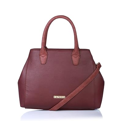 Caprese Bernie Womens Satchel (Burgundy)