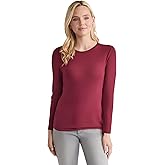 Jones New York Womens Long Sleeve Crew Neck Tee