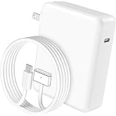 140W Mac Book Pro Charger,Compatible with Pro(16 inch 2021-2023)&(14 inch 2023),Air (13-15 inch 2021-2024),Include a USB C to T -Tip 3 Magnetic Braided Cable(6.6FT/2M)