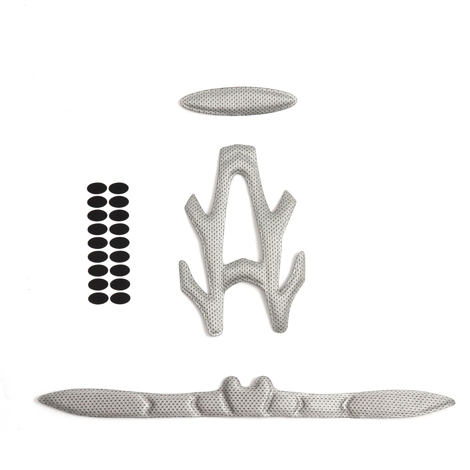 PAXLAMB Helmet Inner Padding Foam Pads Kit Sealed Sponge Protective Lining Protection Liner Cushion Mat Set for Outdoor Sports Cycling Bike Motorcycle Bicycle Riding Accessories (Grey M)