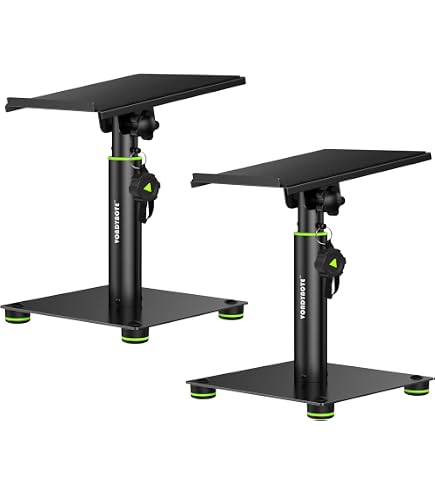 Amazon.com: Vondynote Desktop Speaker Stands Pair Studio Monitor