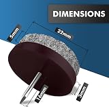 shinfly 24 PCS Chair Leg Floor Protectors 22 mm Felt Pads Non Slip view 2