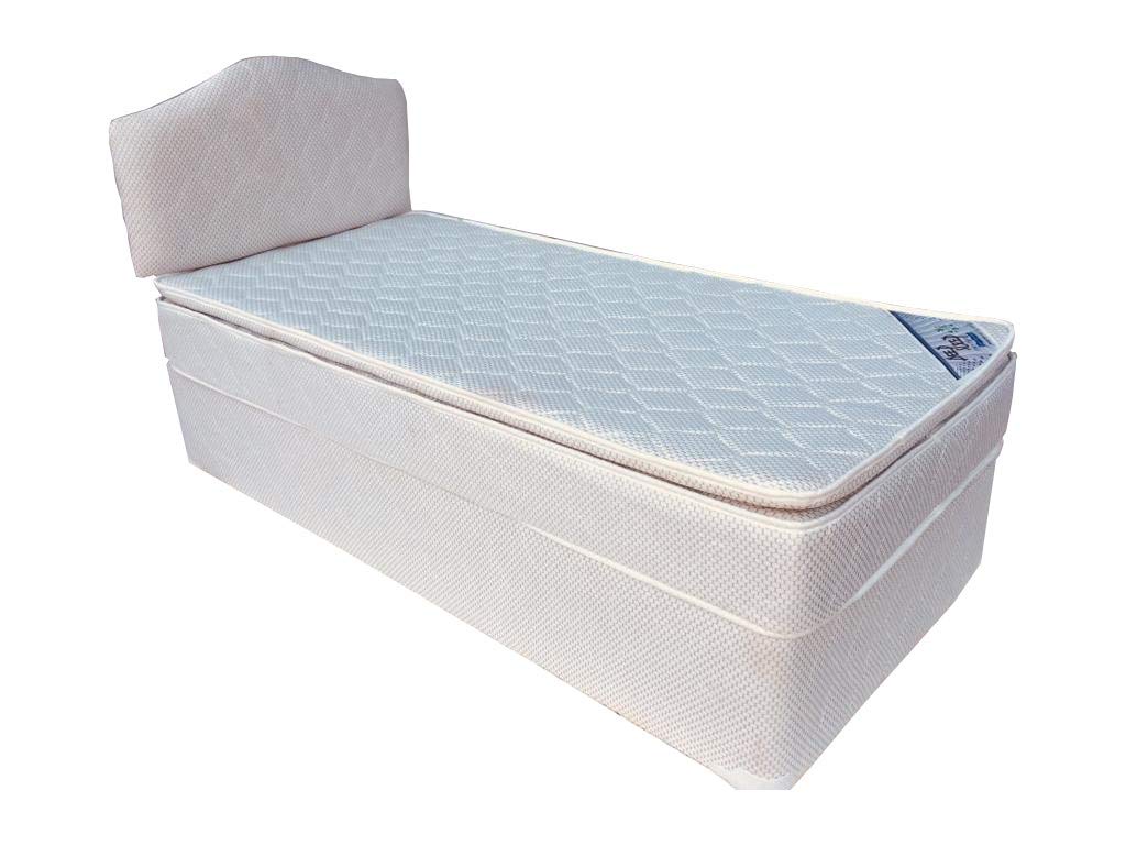 Deep Sleep Devan Bed With Headboard With Spring Pillow Top