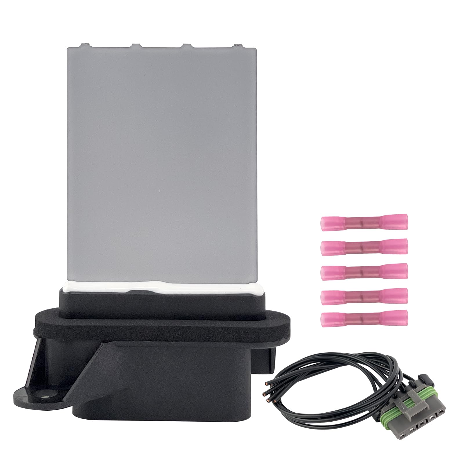 Photo 1 of 95018066 HVAC Blower Motor Resistor Kit with Harness Fit for Chevrolet Trax 2013-2020?Chery Spark 2013-2015?Sonic 2012-2019 Replace# 94560526 973-867