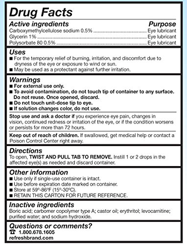 3 Refresh+Advanced+Lubricant+Single+Use+Containers