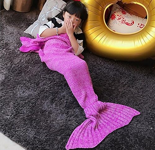 FYHAP Mermaid Blanket, Mermaid Tail Blanket Soft All Seasons,Sofa