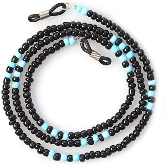 Eyeglass Chains Glasses cord, sunglasses chain Blue Amazon.co.uk