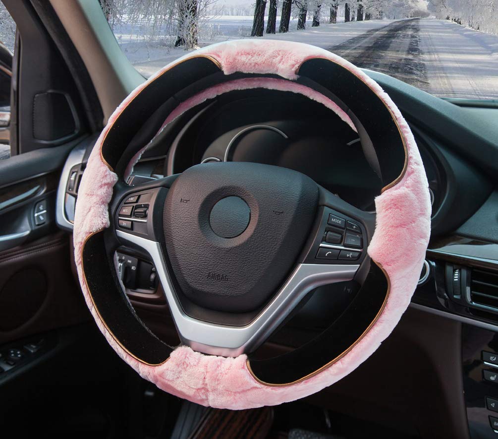 UltraSoft Thin Vegan Leather Auto Car Premium Steering Wheel Cover