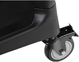 CVS2020 Heavy-Duty Storage Trolley - 3 Shelves, 2 Buckets, 75mm Wheels view 6