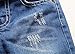 EMAOR Unisex Kids Baby Elastic Waist Ripped Holes Denim Pants Jeans Blue, US 18M