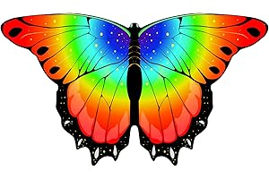 iROLEWIN Toddler-Kids Butterfly-Wings for Girls Butterfly-Costume Children Bug Dress-Up Wings as Play Toys Boys Party Favors