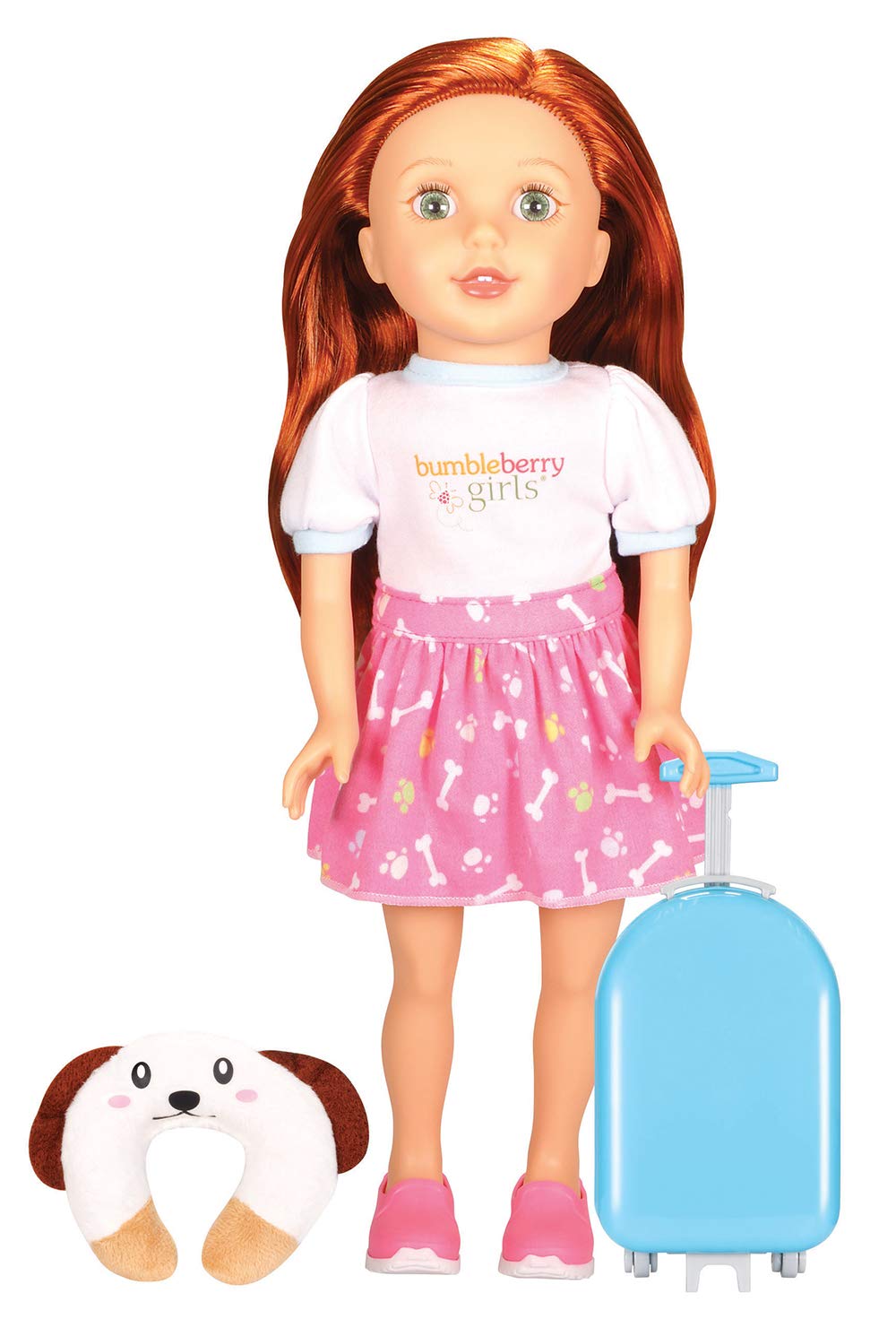Lotus Soft Bodied Girl Doll Cassidy Travel Set, Multi-Colour, 38 cm, Lt15031