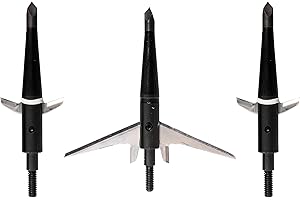 Swhacker #243 Broadheads | 150 Grain, 3.0″ Cut, 2-Blade, 3-Pack | Heavyweight Mechanical Broadheads for Maximum Damage