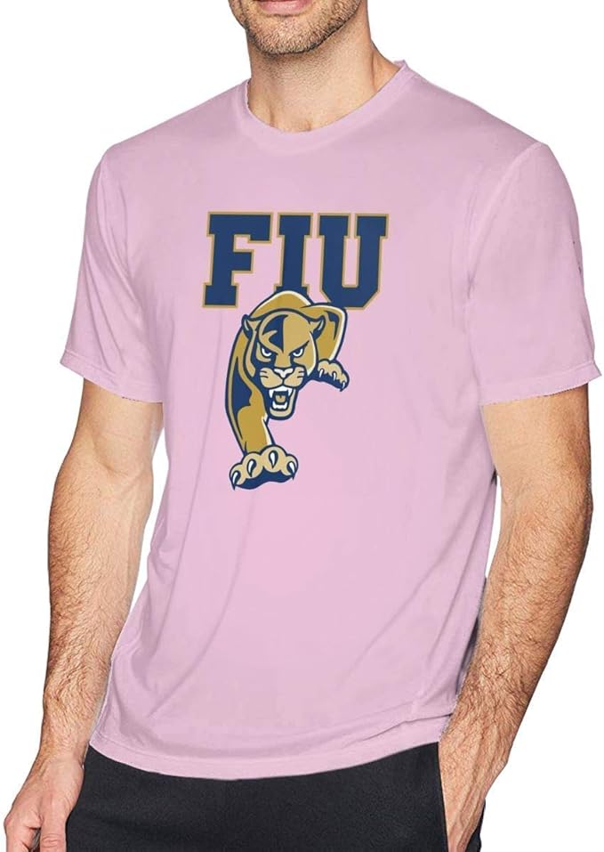 FIU Mascot Fashionable Personality Shirts Leisure Dry Cotton T Shirts