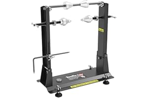 Tanfix Motorcycle Wheel Balance Stand, Heavy-Duty Single-Axle Wheel Balancing Tool for Static & Dynamic Tire Alignment, Balancer for Sport and Dirt Bike Wheels (Heavy-Duty Version)