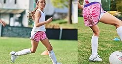 Under Armour Girls' Fly by Shorts, Purple Zest