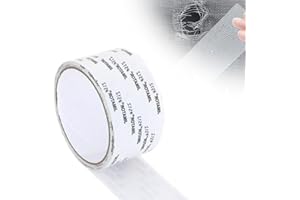XieJY Strong Adhesive Screen Repair Tape, 2024 New Screen Repair Kit Window Screen Repair Tape, Fiberglass Screen Tape Mesh Repair Suitable for mesh Doors and Windows (5cm x 200cm) (Black)