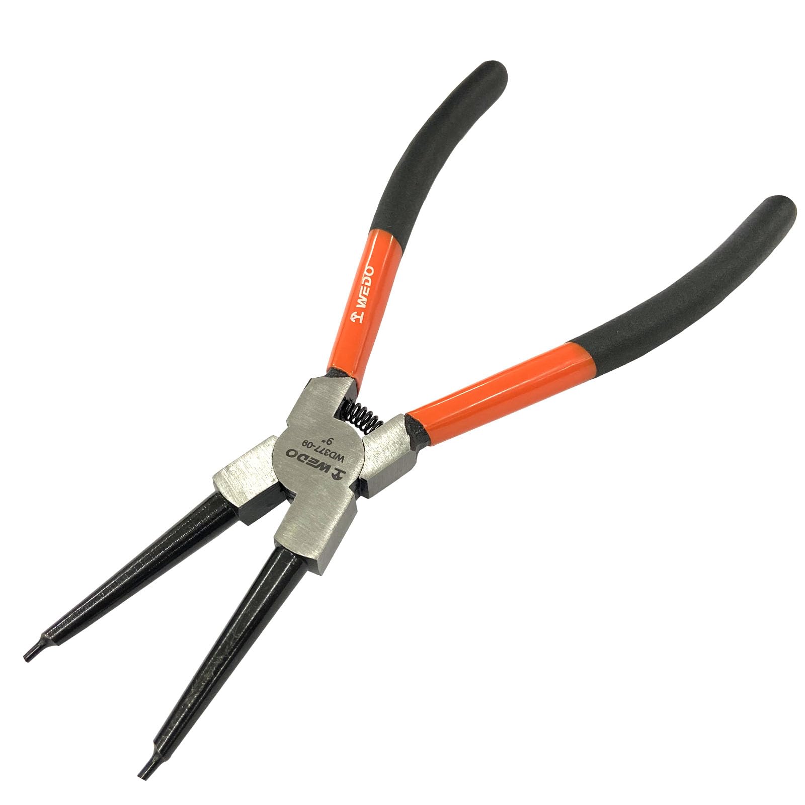 WEDO 9" Straight Internal Circlip Pliers, Internal Snap Ring Straight Nose Plier, Chrome Vanadium Steel, Die-Forged, for Ring Remover Retaining and Remove Hoses