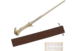 EnchantZone Magic Wizard Wand Resin Witch Sorcerer Wands for Kids Cosplay Party Halloween Costume Accessories, Bone