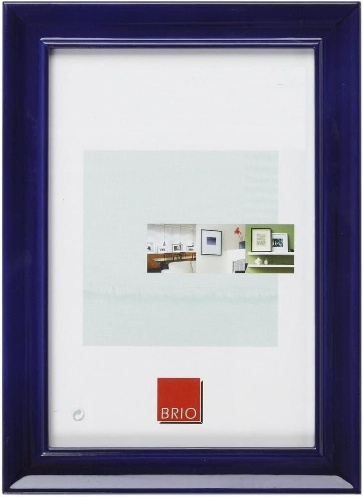 Brio 34424 Newton Bilderrahmen - 13x18 Cm, Weiß Mit Holzoptik, Aus Recyceltem Kunstharz