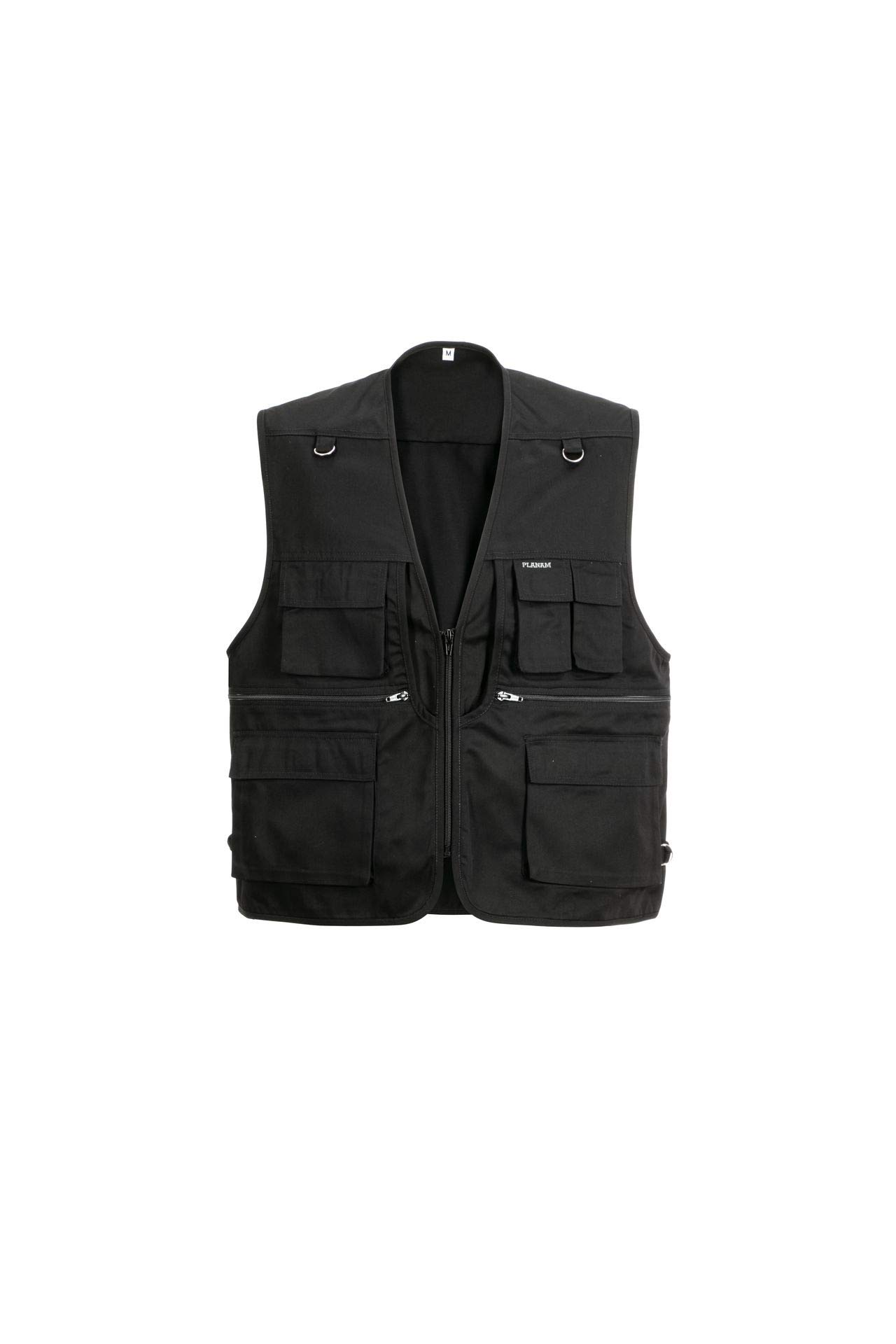 Planam Unisex 1411048 Summer vest Size M in black, M UK
