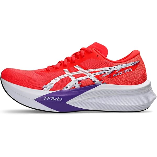 Amazon.com | ASICS Women Magic Speed 4 Flash Red/White 5 Medium