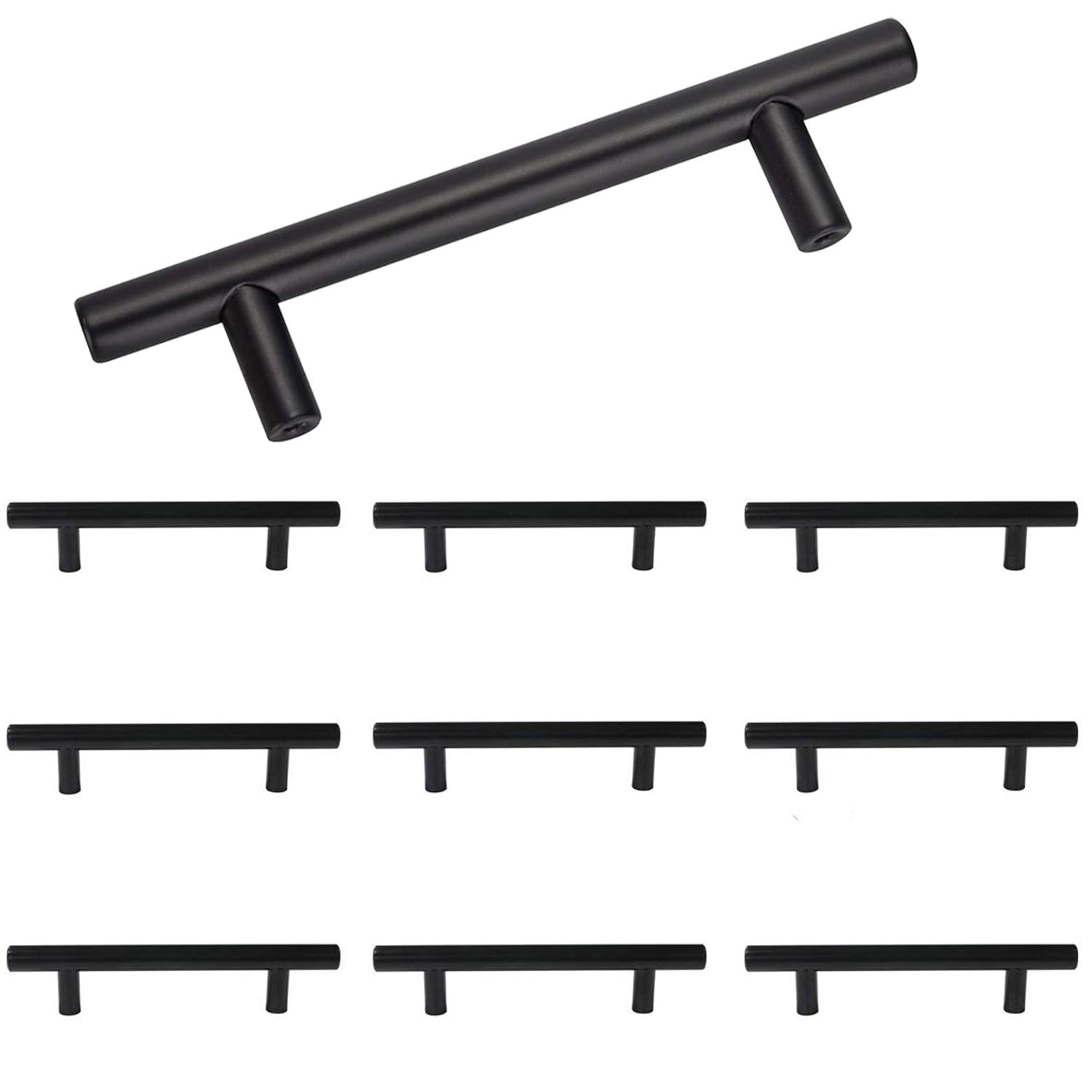 Matte Black Pulls Matte Black Drawer Pulls Handle 10PCS