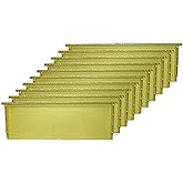Mann Lake Premium Beekeeping Frames, All-In-One Frame & Foundation, Beeswax Coating, Universal Fit, BPA & BPS Free, 6 1/4 Inches, Natural, 10-Pack