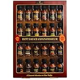 Tilz, Hot Sauce Gift Sets |24 Hot Sauce Bottles, Sampler, Chilli Sauce, Food Gifts For Men |Sriracha, Jalapenos, Garlic, Cayenne Pepper, ⁠Scotch Bonne, ⁠BBQ, Chipotle |Christmas Gifts Men, Women