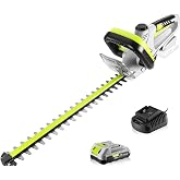 Hedge Trimmer Cordless: DEKOPRO 20V Electric Hedge Trimmers Cordless with Battery, 20&Prime; Bush Trimmer Shrub Trimmer for Yard, Garden, Lawn