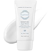 OxygenCeuticals Moisture Aqua Serum – Deep Hydrating & Moisturizing Serum with Hyaluronic Acid & Jojoba Oil, Non-Irritating Formula suitable for Dry, Oily & Acne-Prone Skin. 1.69 fl.oz (50ml)