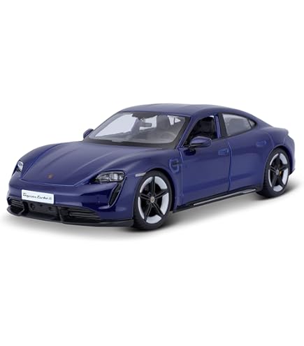 Amazon.com: Truescale Miniatures Taycan Turbo S Gentian Blue