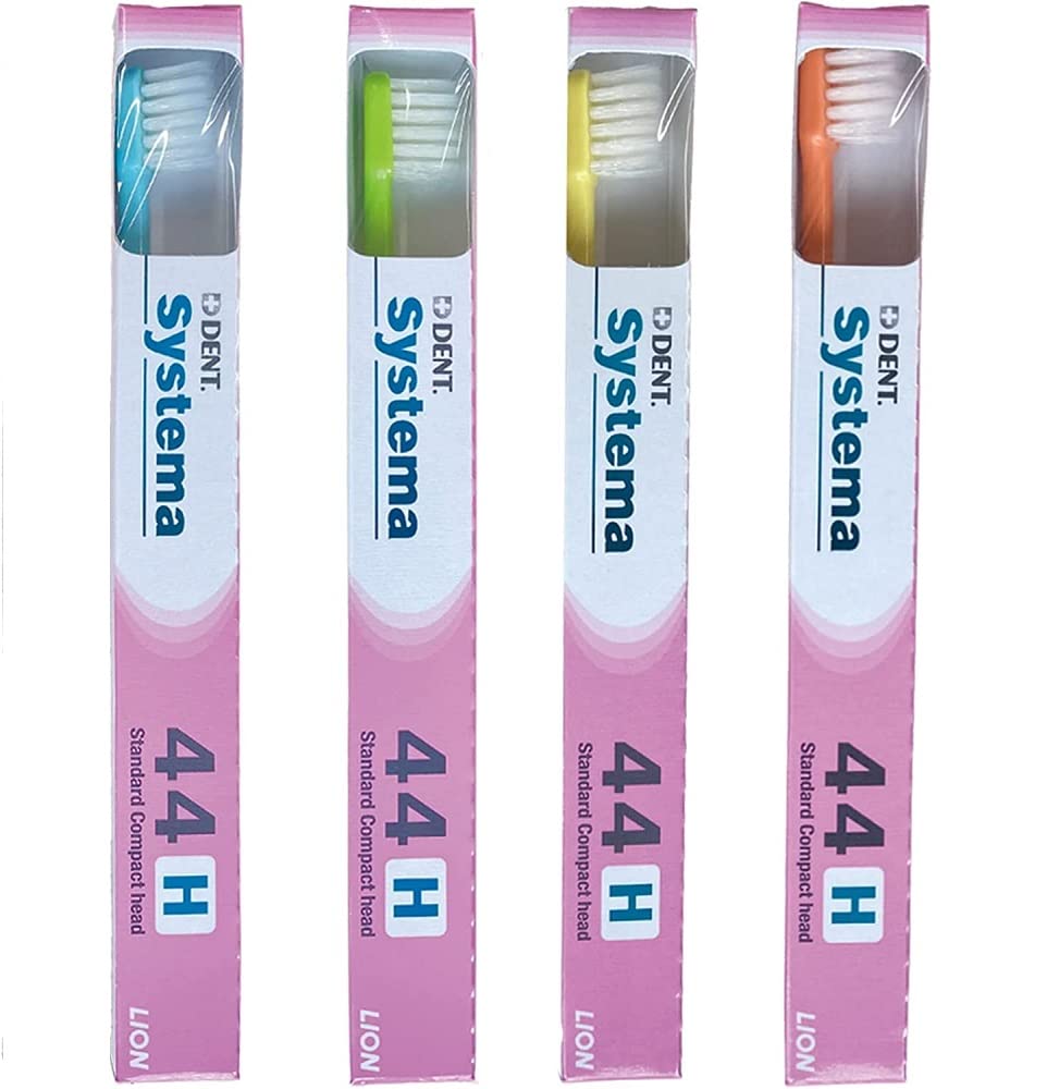 DENT.EX システマ 歯ブラシ4本 アソート 44H(コンパクト かため)商品画像