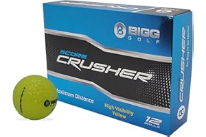 Bigg Golf Score Crusher Distance Golf Balls for Men and Women Balls for Maximum Distance and Straighter Shots | USGA Approved Golf Balls