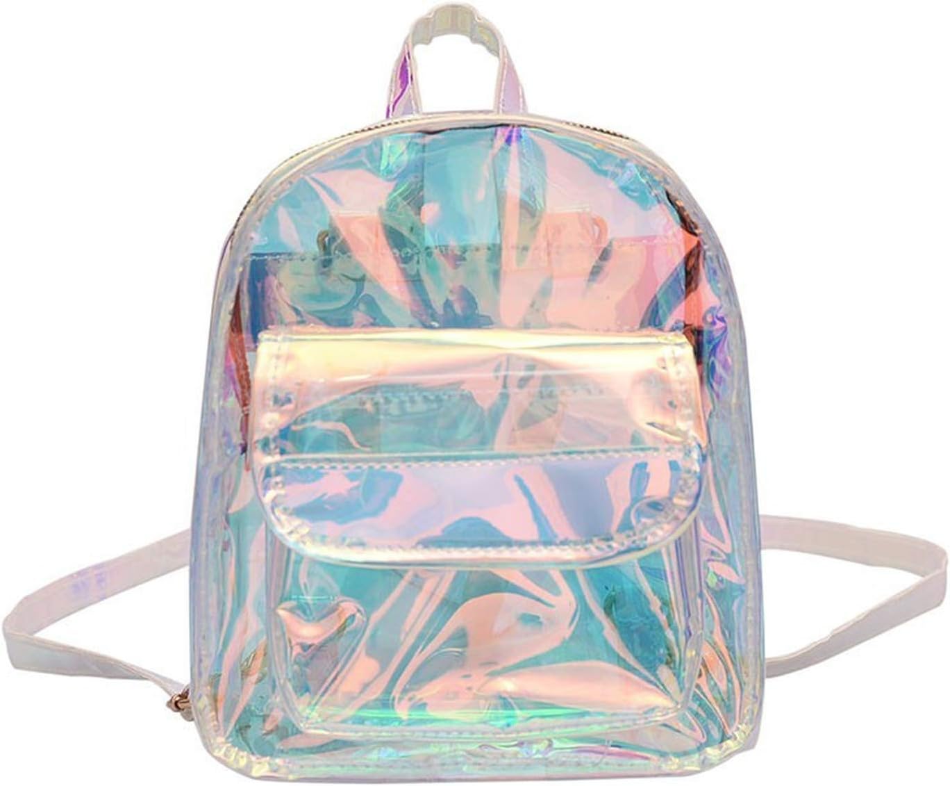 small holographic backpack