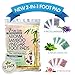 12 Pack, 2-in-1 Aroma Bamboo Vinegar Foot Pads by Pure Sole Foot & Body | Premium Ingredients w/All Natural Extracts | Apply & Sleep For Best Relief & Results | Lavender, Green Tea & Rose