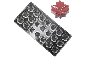 Polycarbonate Chocolate Mold DIY Handmade Chocolate Candy Mould Pastry Tools Bakeware Maple Leaf (19380)