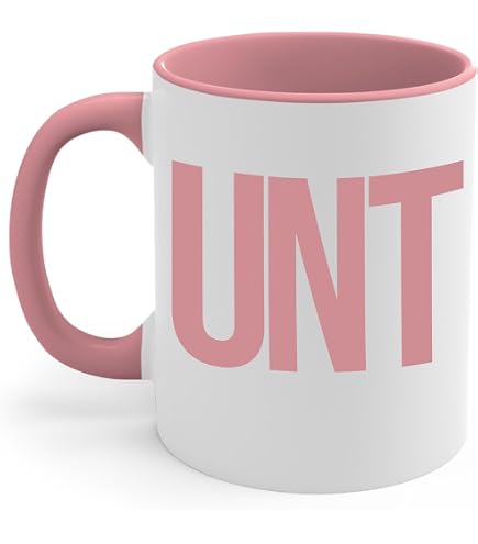 Amazon.com: Adult Humour Rude Gift Cup Ceramic UNT CUNT With Black Handle Ceramic  Coffee Tea Mug Cup : Home & Kitchen