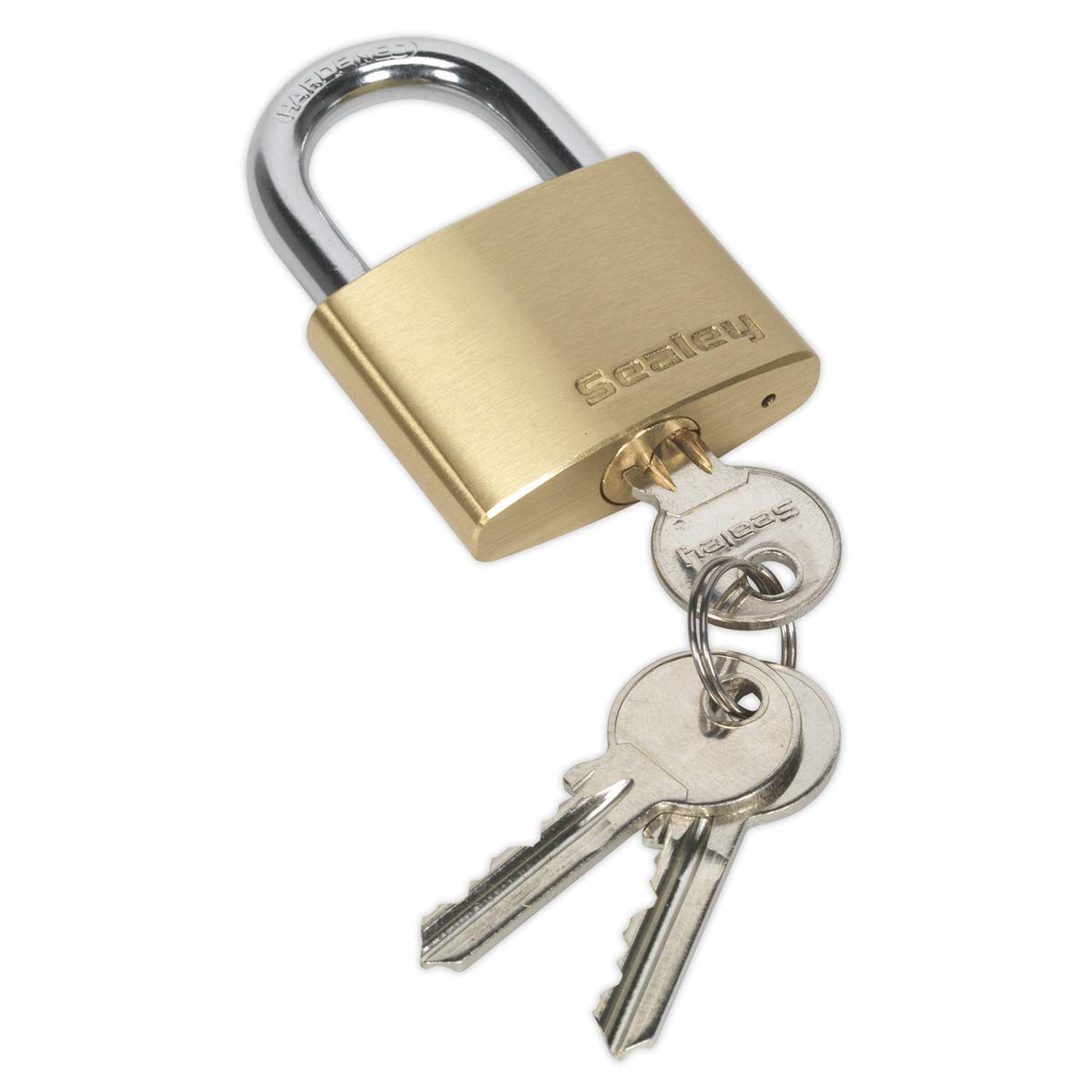 Sealey Pl102 Brass Body Padlock 50Mm