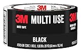 3M Duct Tape Black, 1.88 inches by 20