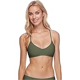 Body Glove Standard Smoothies Alani Solid Strappy Back Bikini Top for Women