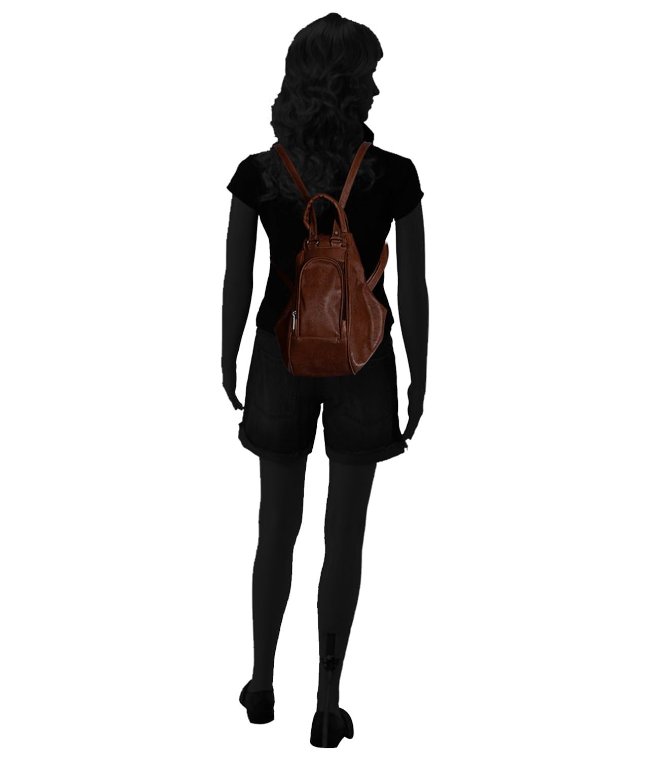 fristo women's backpack handbag(frb-076,brown)