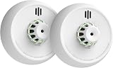 X-Sense XH02-M 2-Pack Wireless Interlinked Heat Alarm with 7-Year Battery view 1