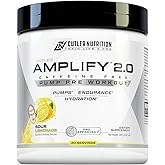 Cutler Nutrition Amplify Pump Pre Workout Caffeine Free Nitric Oxide Booster containing Arginine and Citrulline Pre-Workout for Maximum Pumps Sour Lemonade Flavor