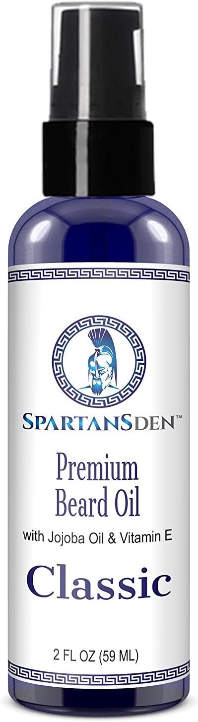 Spartans Den Beard Oil with Jojoba Oil and Vitamin E - 2 oz